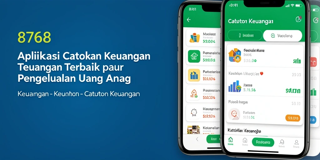 Tampilan antarmuka aplikasi Catatan Keuangan 8768 yang intuitif.