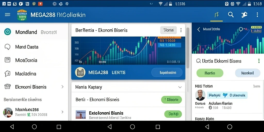 Tampilan antarmuka MEGA288 yang modern dan informatif.