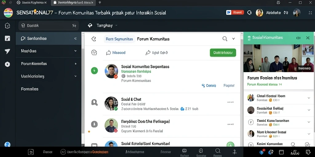 Tampilan antarmuka aplikasi SENSATIONAL77 yang modern dan fungsional.
