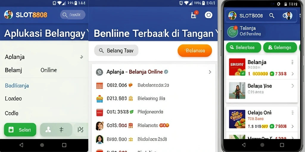 Tampilan antarmuka aplikasi SLOT8808 yang menarik dan fungsional.