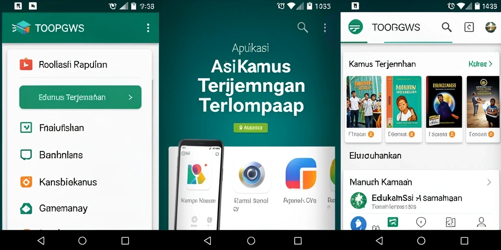Antarmuka pengguna TOOPGWS yang intuitif dan menarik.