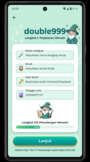 Panduan Mudah Registrasi Akun double999